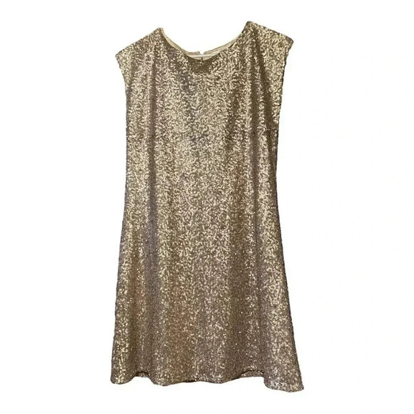 MM Couture Dresses & Skirts - M M Couture Gold Sequin Sleeveless Dress Size Small
New Years, Christmas Party